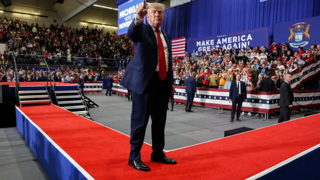 Trump Sebut Tragedi 9/11 di Kampanye Senat Michigan