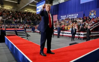 Trump Sebut Tragedi 9/11 di Kampanye Senat Michigan