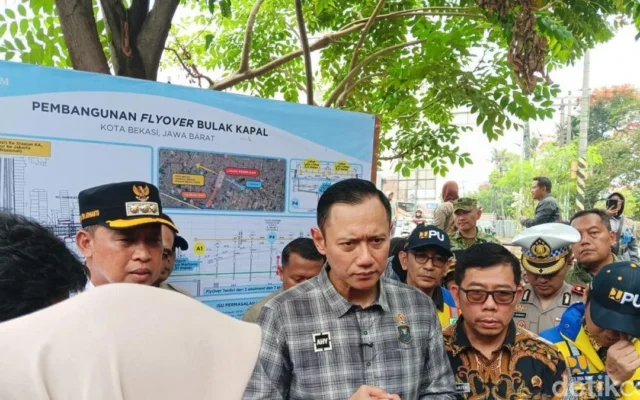 AHY Mau Bangun Flyover Rp 188 M di Bulak Kapal, Bekasi
