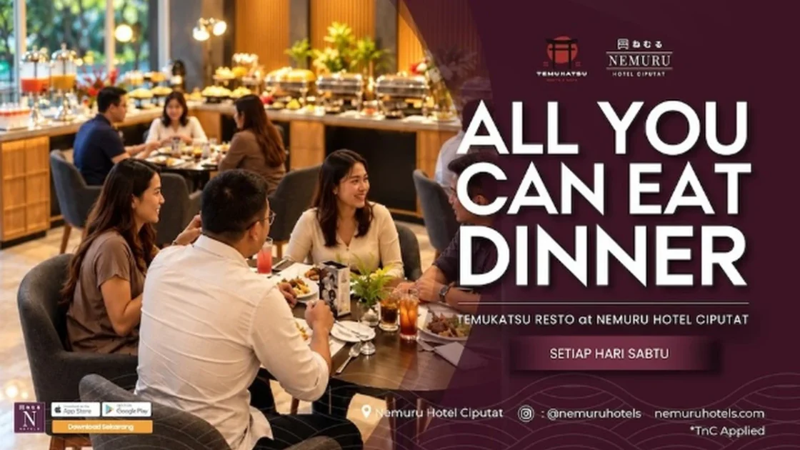 Nikmati All You Can Eat Nusantara di Nemuru Hotel Ciputat