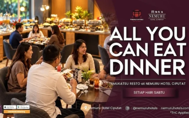 Nikmati All You Can Eat Nusantara di Nemuru Hotel Ciputat