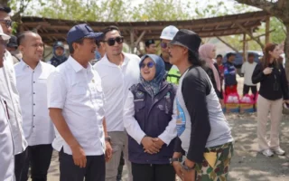 Trenggono Tinjau Tiga Kampung Nelayan Merah Putih di Jember