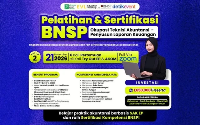Tips Karier Akuntansi: Tingkatkan Kompetensi Lewat Sertifikasi BNSP