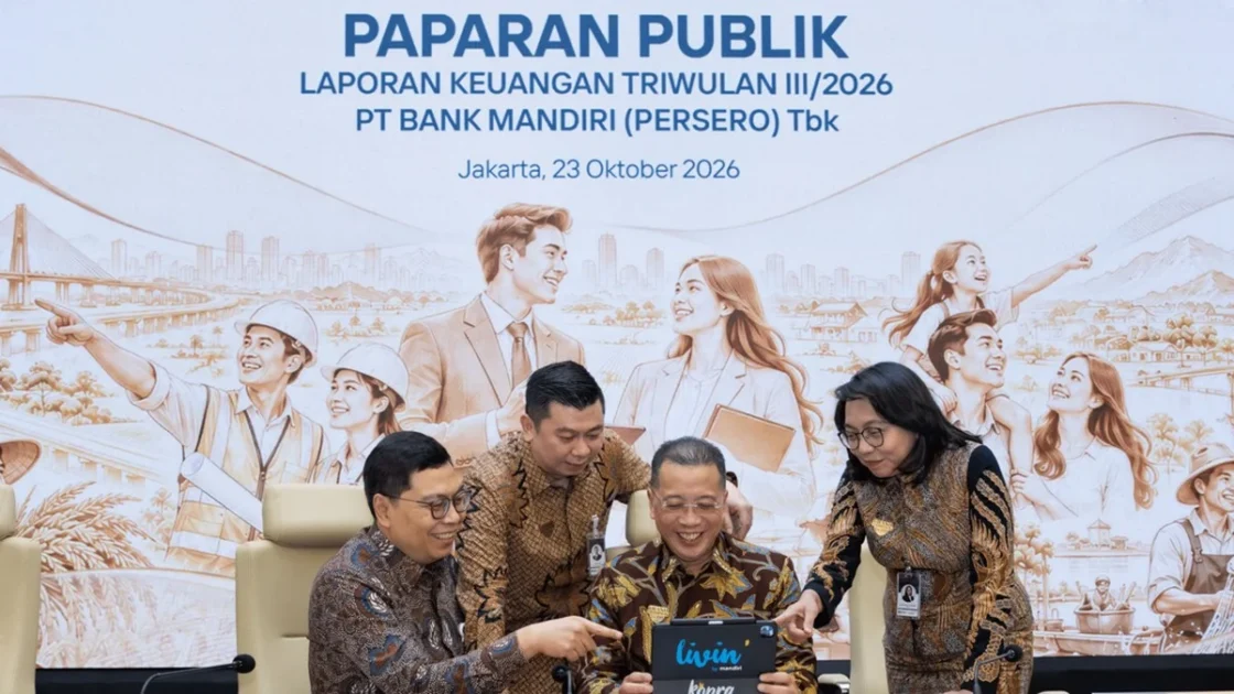 BMRI Cetak Laba Rp 45,5 T di Kuartal III 2026 Berkat Kredit