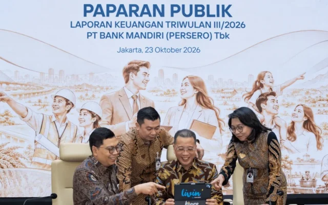 BMRI Cetak Laba Rp 45,5 T di Kuartal III 2026 Berkat Kredit