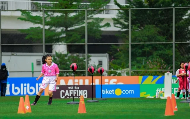 Festival SenengSoccer Asah Bakat Sepak Bola Putri di JIS