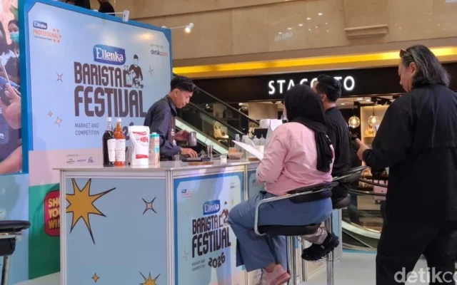 Belasan Barista Ditantang Open Service di Barista Festival