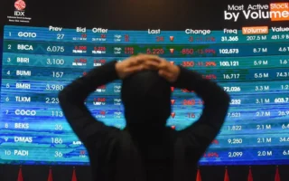 IHSG Anjlok 2,04 Persen ke Level 4.993 di Perdagangan Jumat