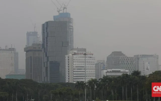 Pemprov DKI Catat Penurunan Konsentrasi Polutan di Jakarta