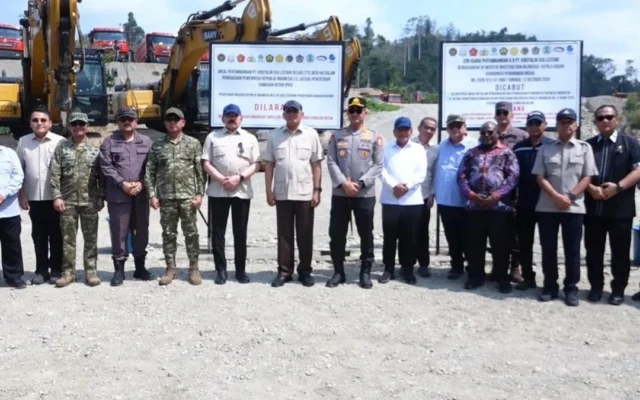 Pemerintah Serahkan Tambang Sitaan Nabire ke PT Antam
