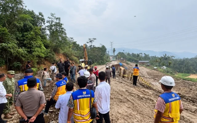 Jalur Tarutung-Sipirok Dibuka, Perbaikan Permanen Dikebut