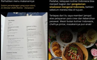 Menu Garuda Indonesia Dikritik Rhenald Kasali Minim Nuansa Nusantara