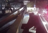 Muatan Tiang Baja Truk Hantam Mobil di Tangsel