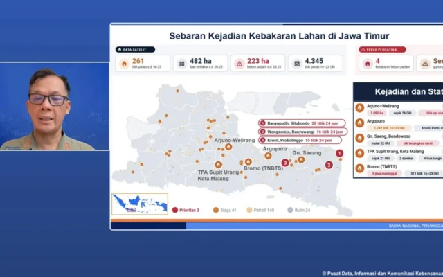Karhutla Meluas di Jatim: 4 Gunung Terbakar & 5 Orang Tewas