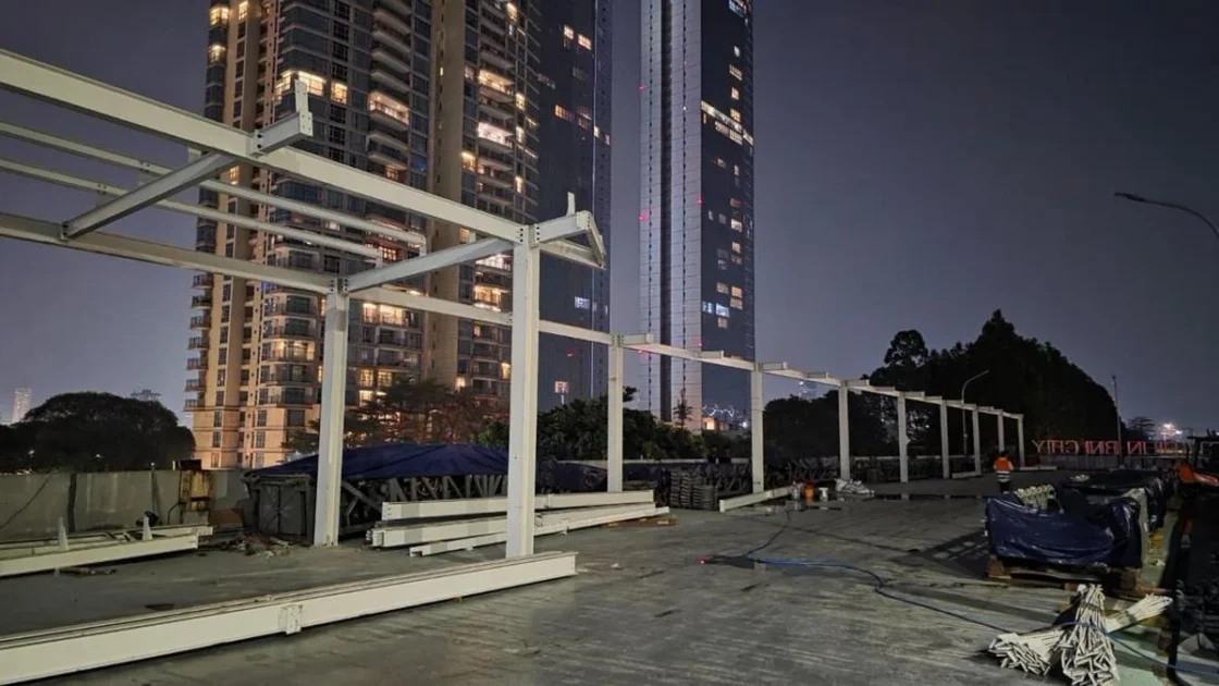 Proyek Travelator Stasiun Karet-Sudirman Baru Mulai Dikerjakan