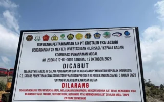 Pemerintah Cabut Izin Tambang Emas PT Kristalin Ekalestari