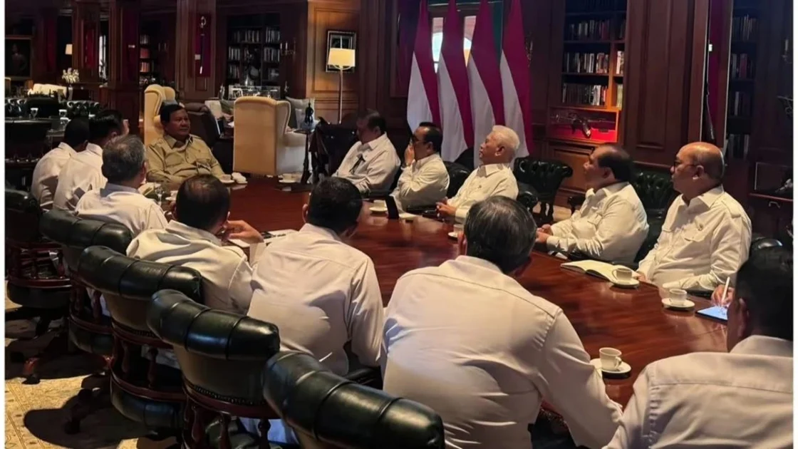 Prabowo Terima Ratusan Anggota Kadin dan P3MDI di Hambalang