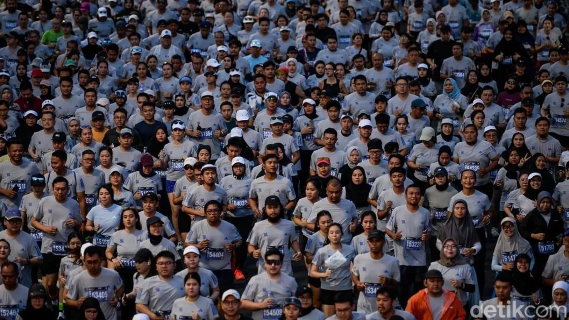Rekayasa Lalu Lintas Jakarta Running Festival Pagi Ini