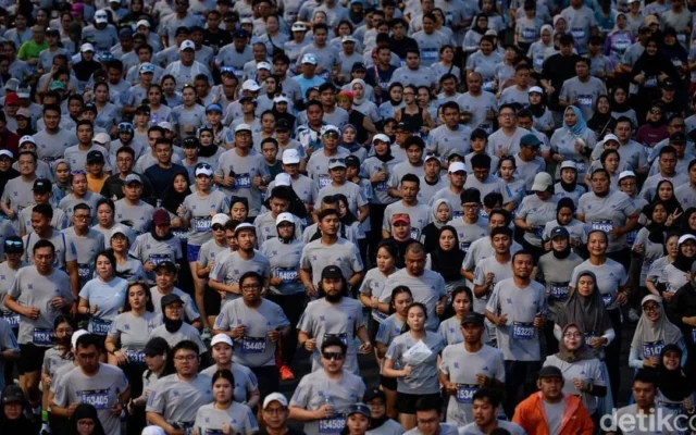 Rekayasa Lalu Lintas Jakarta Running Festival Pagi Ini
