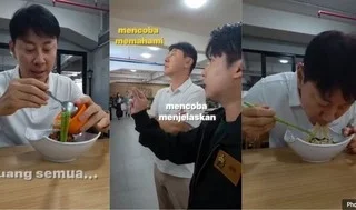 Shin Tae Yong Jajan Bakmi di Kantin Kampus, Penjual Histeris