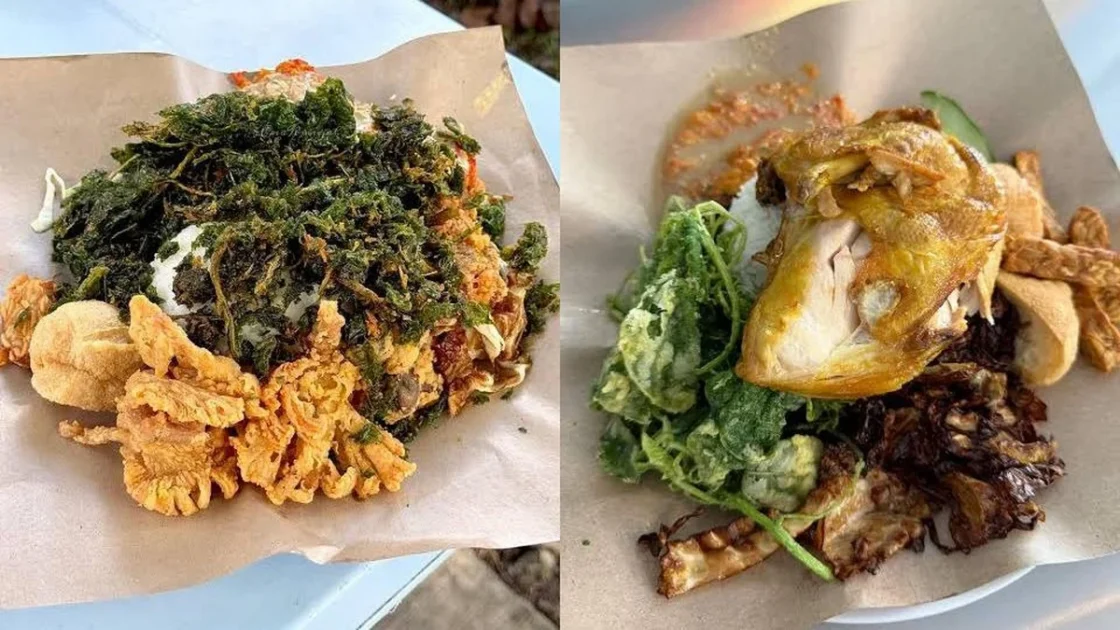 Bayam Goreng Ayam Gepuk Picu Perdebatan Warga Malaysia