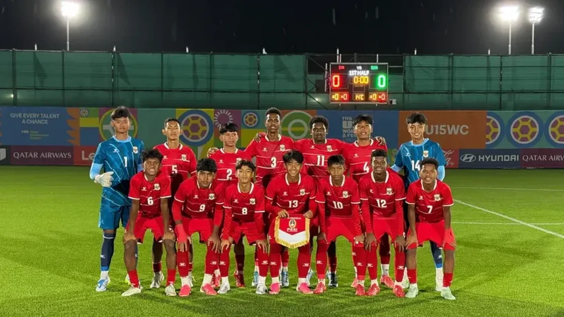 Hasil Piala Dunia U-15: Indonesia Tumbang 1-6 dari Luksemburg