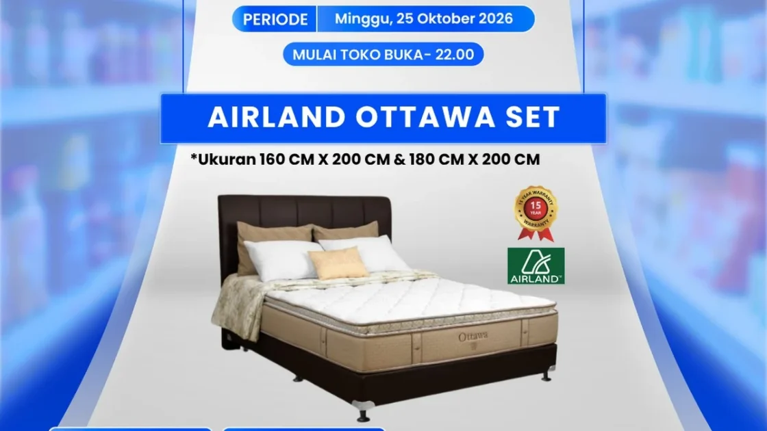 Transmart Full Day Sale Tawarkan Diskon Tempat Tidur