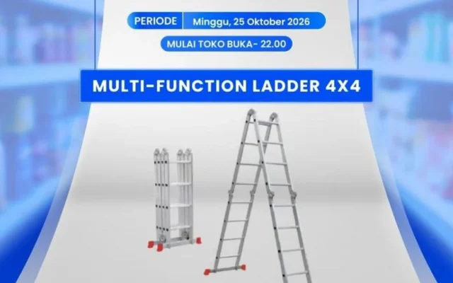 Beli Tangga Multifungsi di Transmart Full Sale Bisa Diskon Rp 700 Ribuan