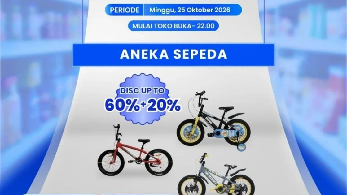 Beli Sepeda di Transmart Full Day Sale Mulai Rp 1 Jutaan