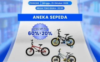 Beli Sepeda di Transmart Full Day Sale Mulai Rp 1 Jutaan