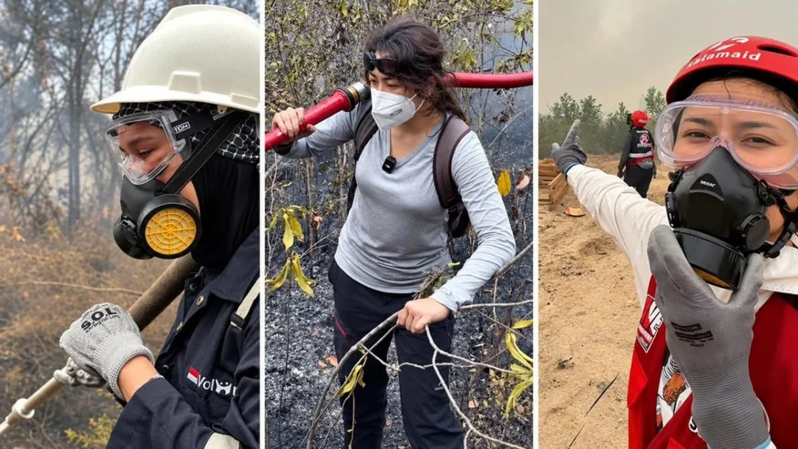 Aksi Artis Turun Tangan Padamkan Kebakaran Hutan di Indonesia