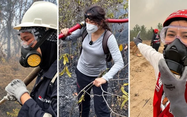 Aksi Artis Turun Tangan Padamkan Kebakaran Hutan di Indonesia